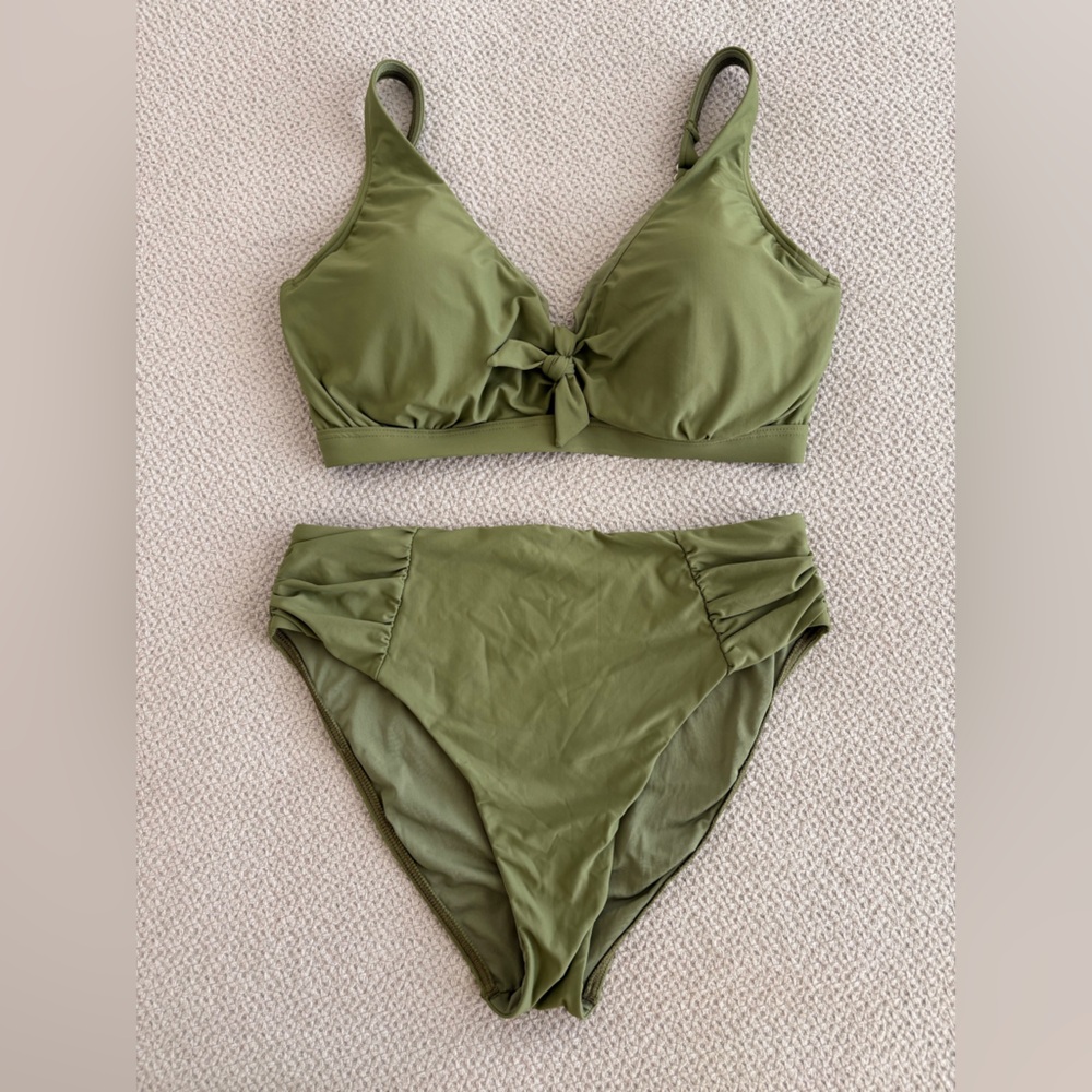 Birdsong Olive Green Bikini Set